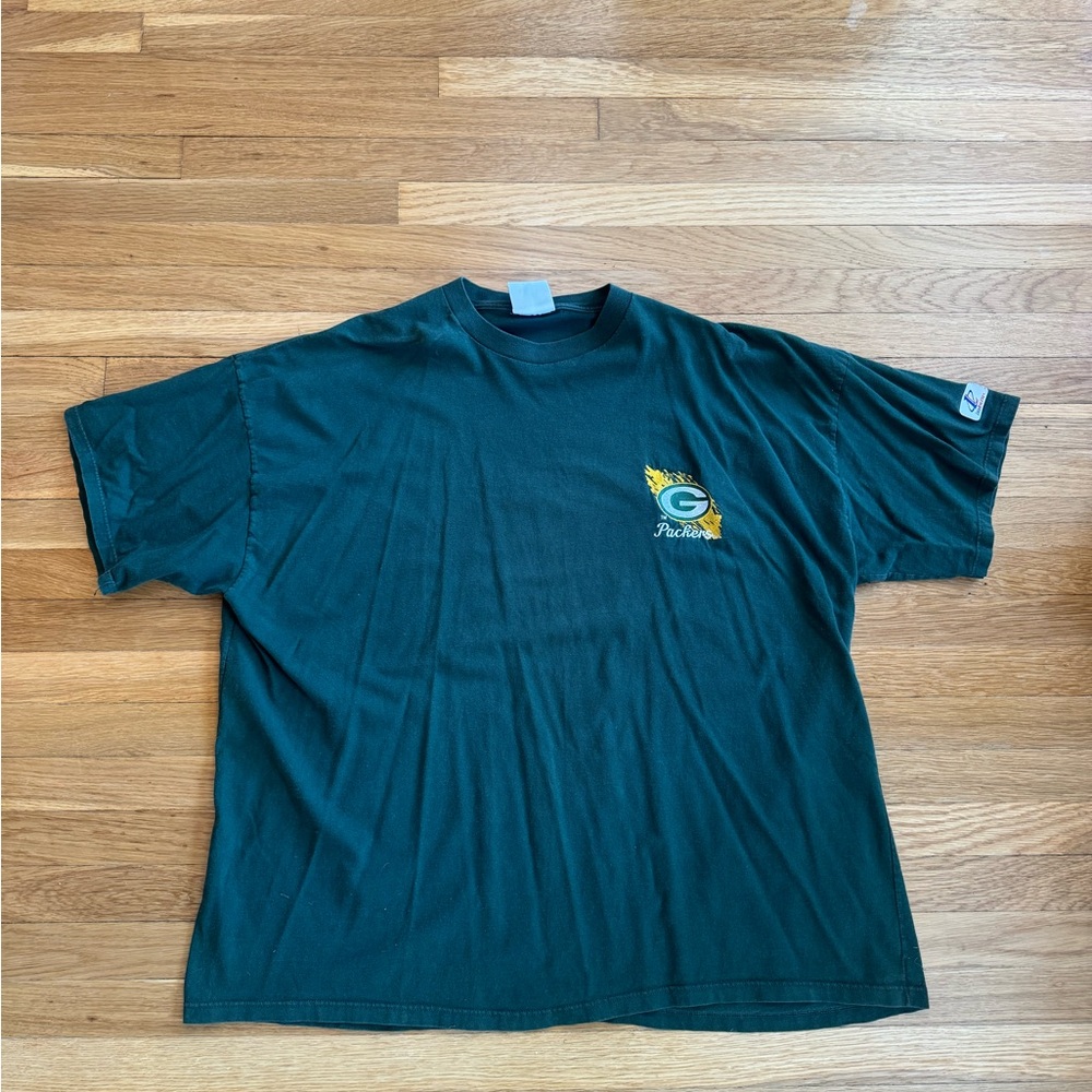 Vintage Green Bay Packers Green T-Shirt